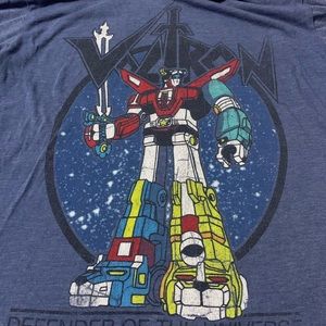 Vultron Shirt Size Small Petite Blue/Yellow/Red